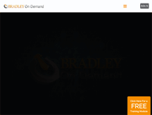 Tablet Screenshot of bradleyondemand.com